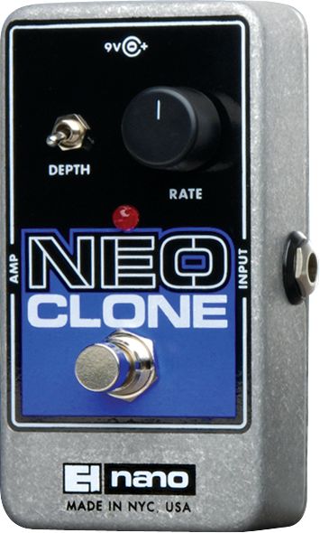 Electro Harmonix Neo Clone Analog Chorus Guitar Effects Pedal Black/Blue