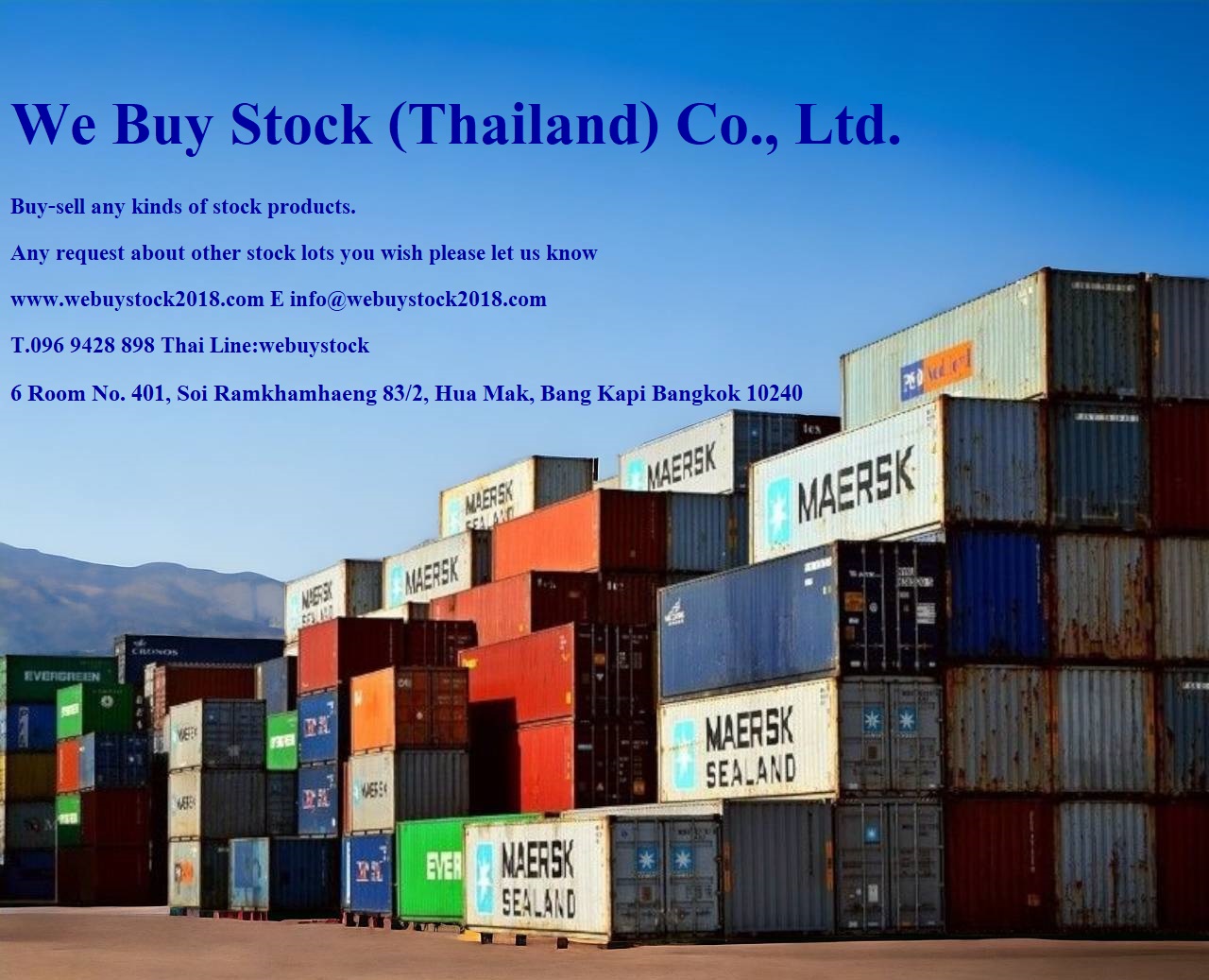 we buy stock thailand