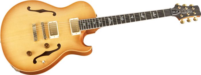 PRS JA-15 with Gold Hardware Hollowbody Electric Guitar Vintage Natural
