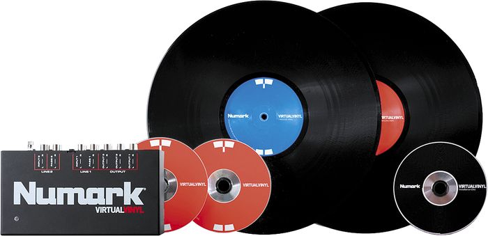 Numark Virtual Vinyl DJ Hardware and Software Interface