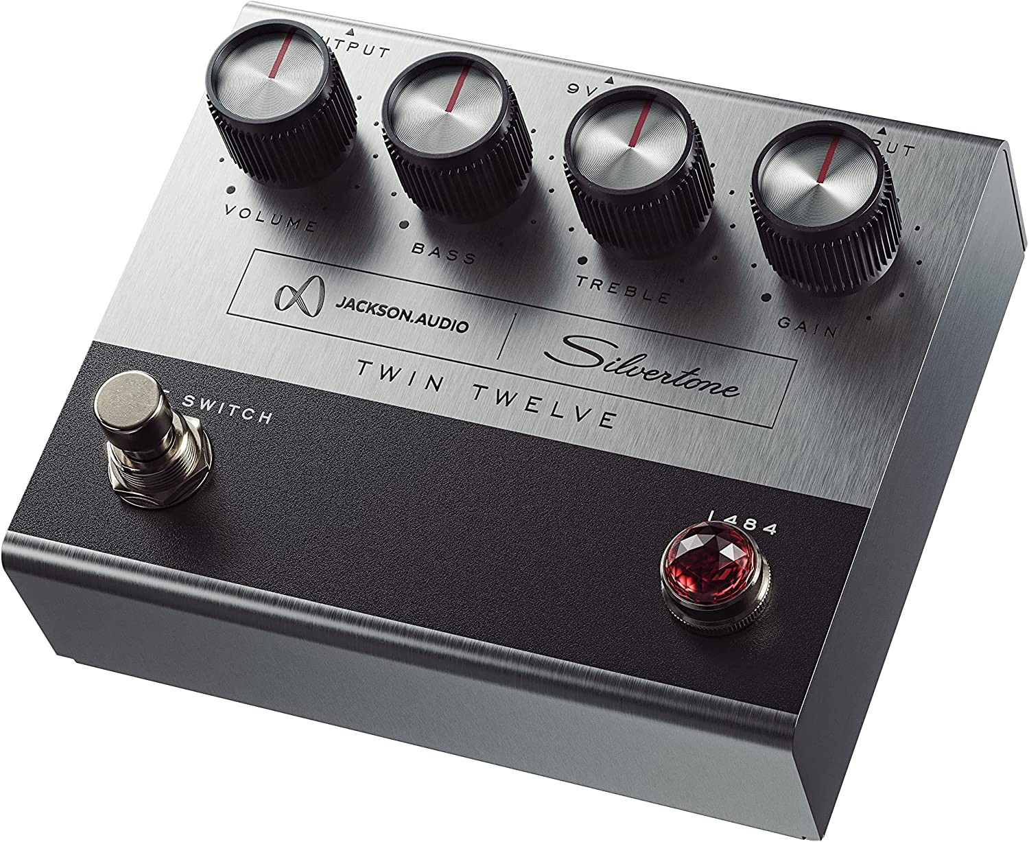Jackson Audio Silvertone 1484 Twin Twelve Pedal, Silver (SP1484-TWIN12)