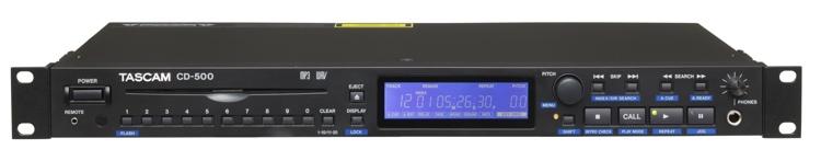Tascam CD-500 Single Rackspace CD Player
