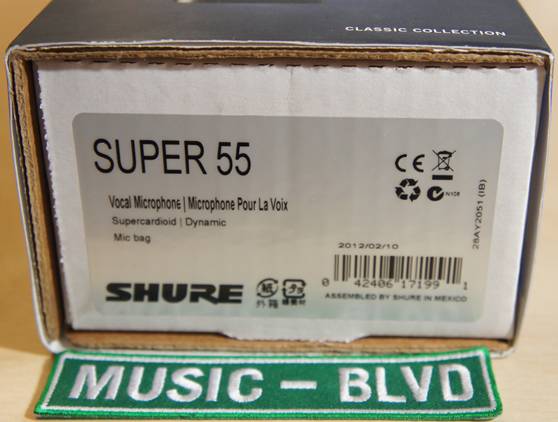Shure Super 55 Dynamic Microphone