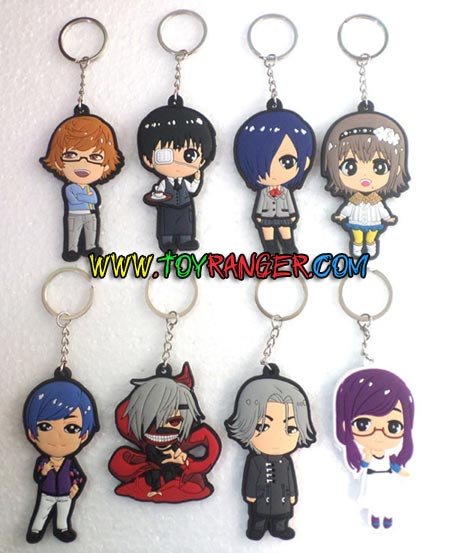 เซ็ตพวงกุญแจยาง Tokyo Ghoul