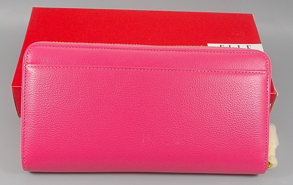 กระเป่าสตางค์ ELLE ชมพูกลีบบัว ใหม่ แท้