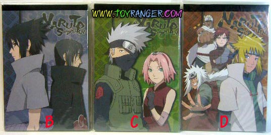 สมุดฉีกนารูโตะ Naruto (B,C,D 1เล่ม,แท้)