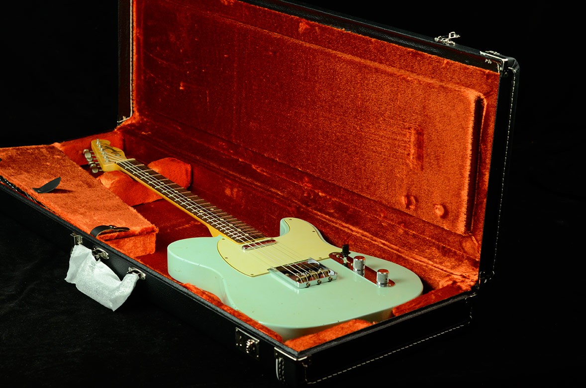 Fender Custom Shop 63 Tele - Faded Sonic Blue - Relic - R71500