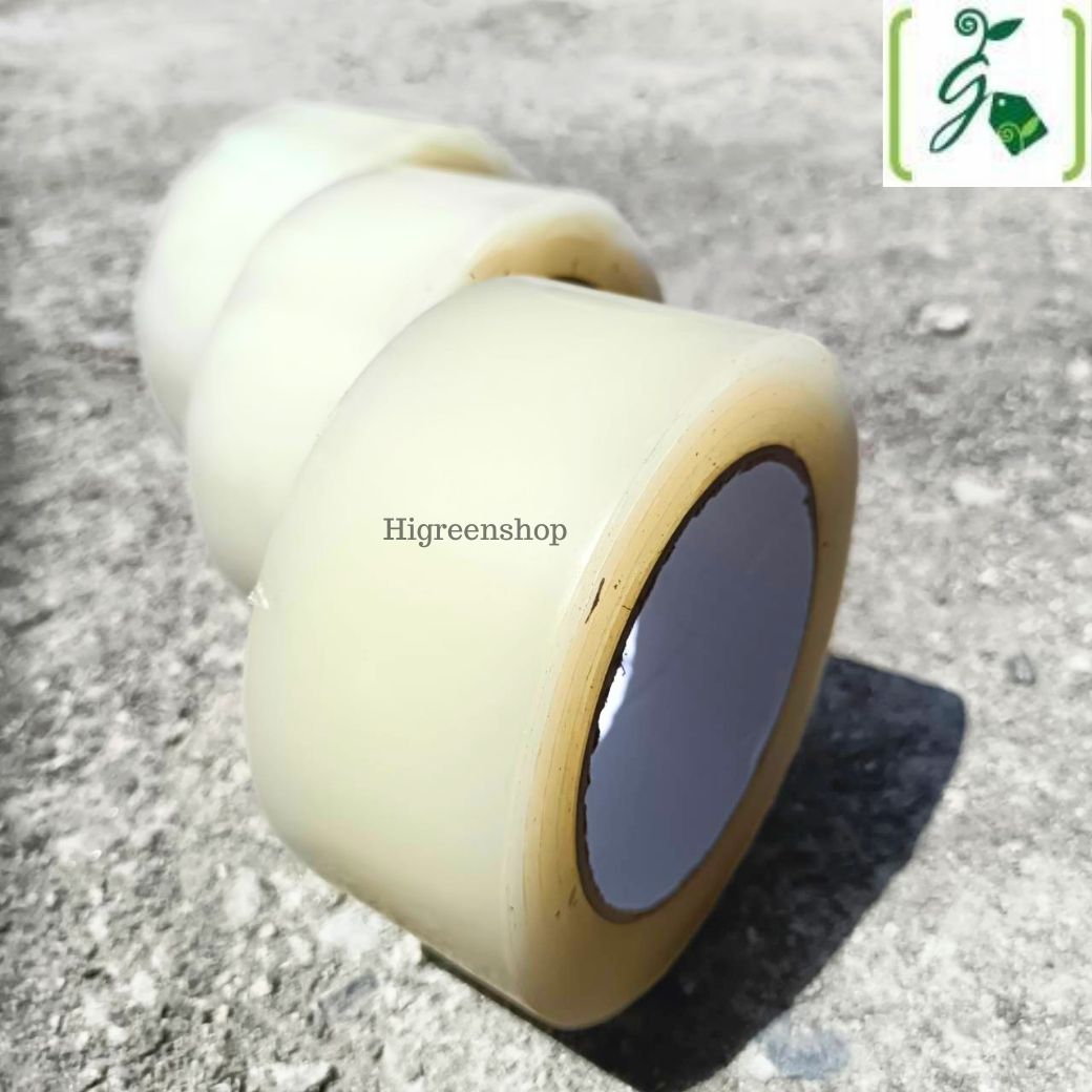 ผ้าเทปซ่อมพลาสติกใส โปร่งใสขาว กว้าง 4.5 เซนติเมตร x 10 เมตร / ม้วน