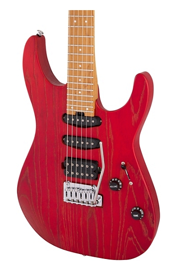 Charvel Pro-Mod DK24 HSS 2PT CM Ash Electric Guitar Red Ash