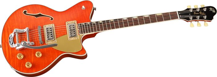 Koll Guitars Super Glide Almighty Electric Guitar Round-Up Orange