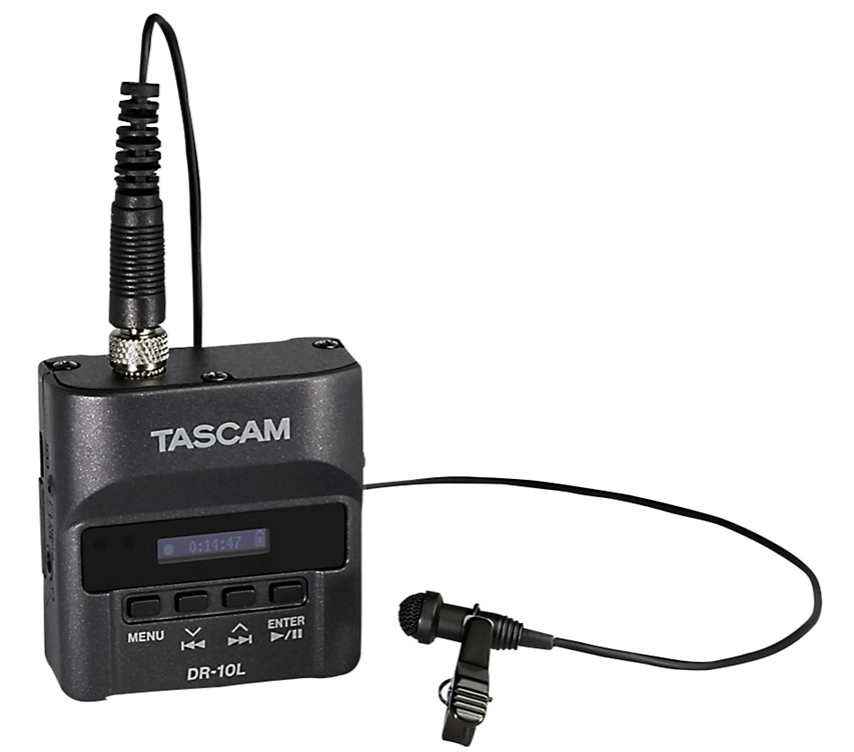 TASCAM DR-10L Digital Audio Recorder - with Lavalier Microphone