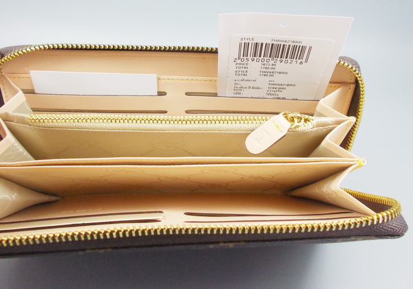 กระเป๋าสตางค์ HOW น้ำตาล ใหม่ แท้