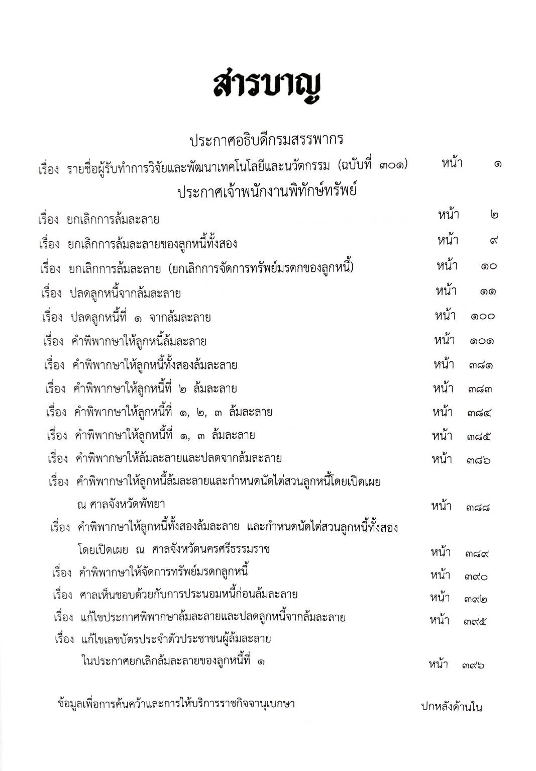 กฎหมายออกใหม่ ตอนที่ 6/68 17 ประกาศเจ้าพนักงานพิทักษ์ทรัพย์
