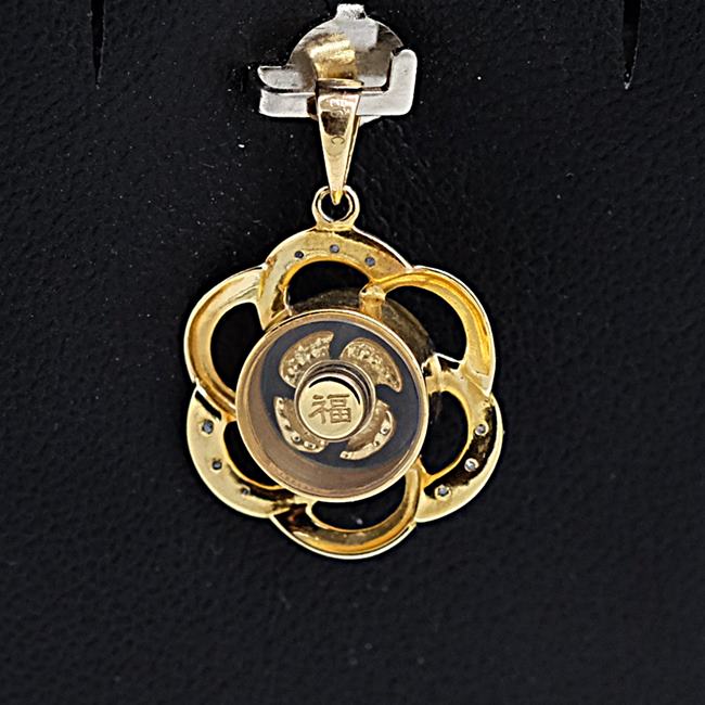 จี้กังหันแชกงหมิว ตัวเรือนทอง18K สำหรับสุภาพสตรีครับ