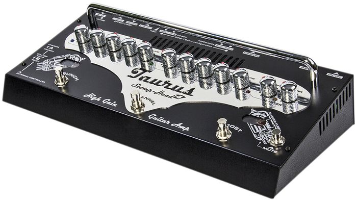 Taurus Stomp-Head Ultra Light Analog High Gain 70/40W Solid State Guitar Head Black