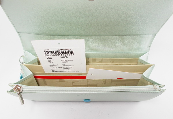 กระเป๋าสตางค์ ELLE เขียวเมทาลิก ใหม่ แท้