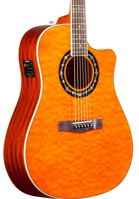 Fender T-Bucket 300 CE Cutaway Acoustic-Electric Dreadnought Guitar