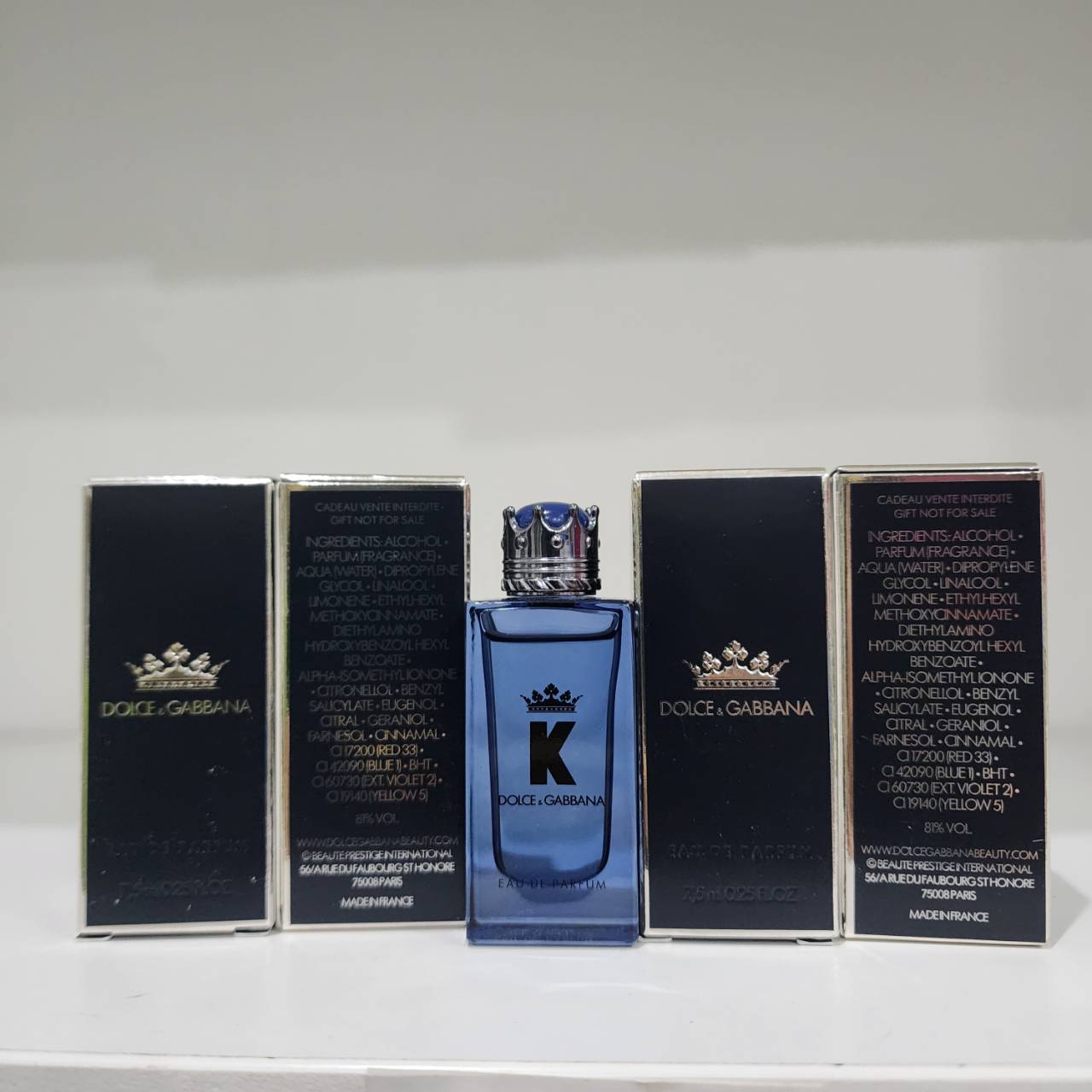 น้ำหอมจิ๋วมินิ Dolce & Gabbana K POUR HOMME Eau De Toilette 7ml (แบบแต้ม) ( Mini Perfume น้ำหอมขนาดพกพา)