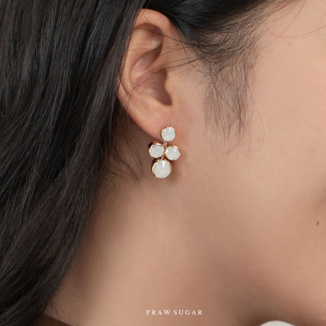 Swarovski Chandelier Earrings - ต่างหูคริสตัลทรงระย้า