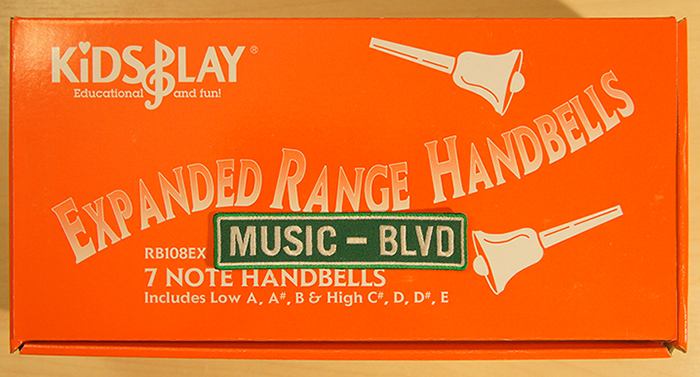 Kidsplay RB108EX Expanded Range 7-note Handbells Set