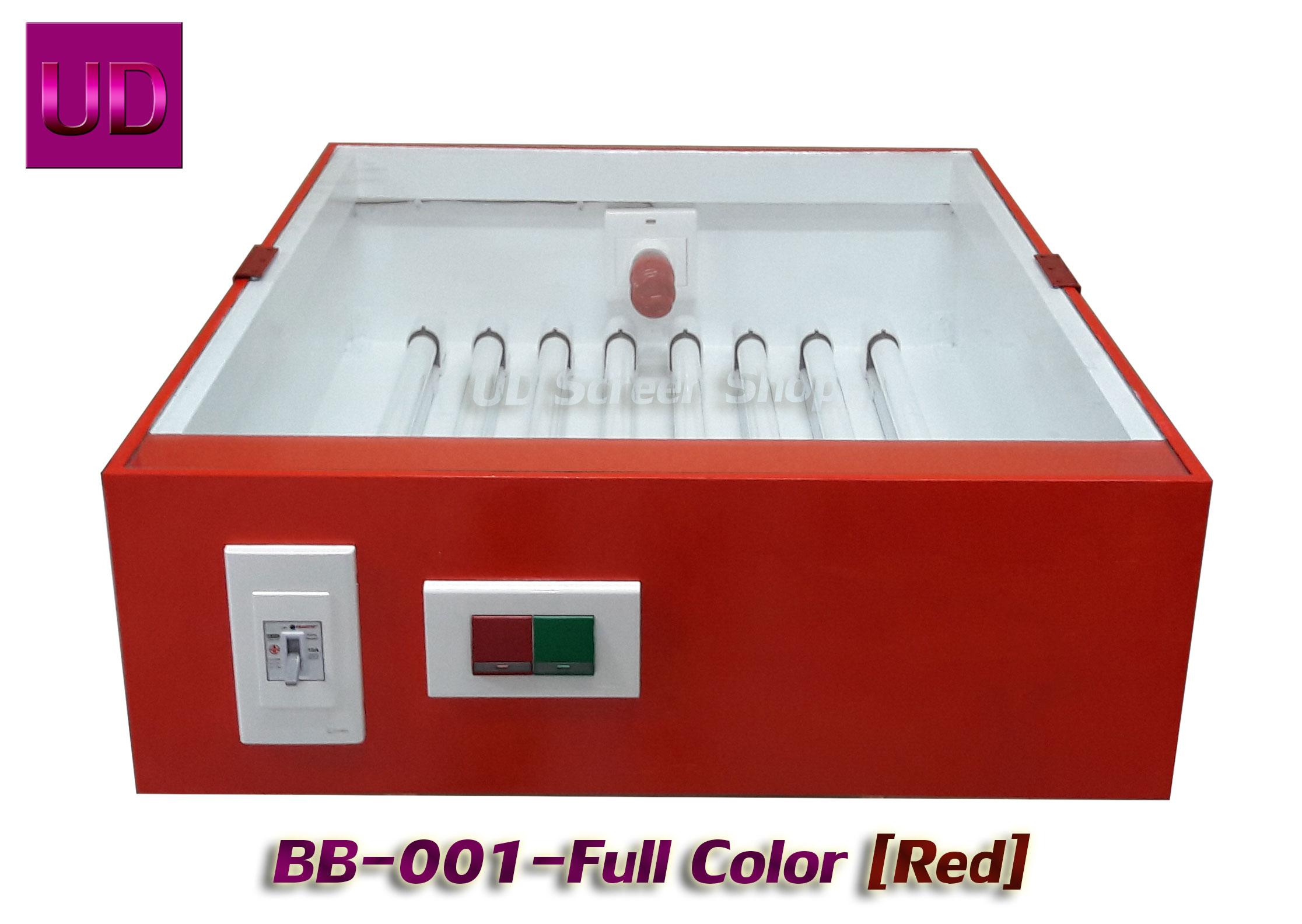 ตู้ถ่ายบล็อกสกรีน รุ่นยอดนิยม Full Colors-Red [สีแดง]