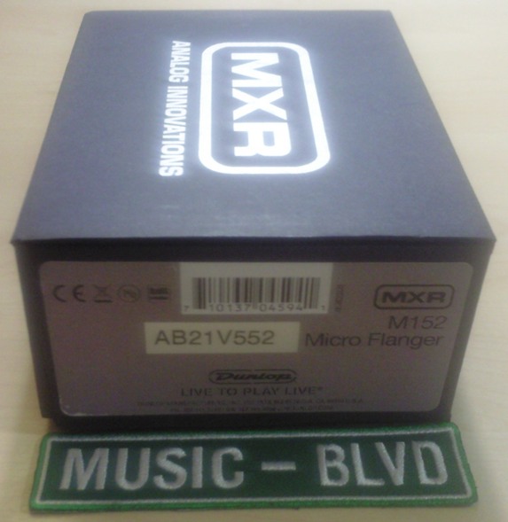 MXR M152 Micro Flanger Guitar Effects Pedal