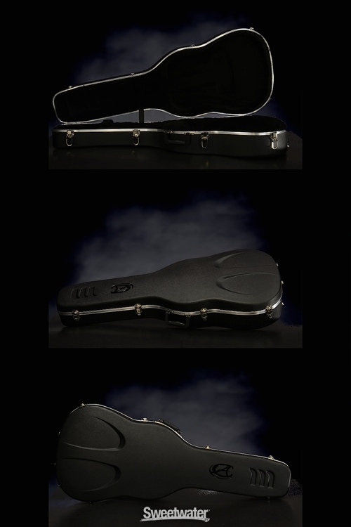 Composite Acoustics Legacy Dreadnought Acoustic-Electric - Satin Back, Raw Carbon Fiber Top