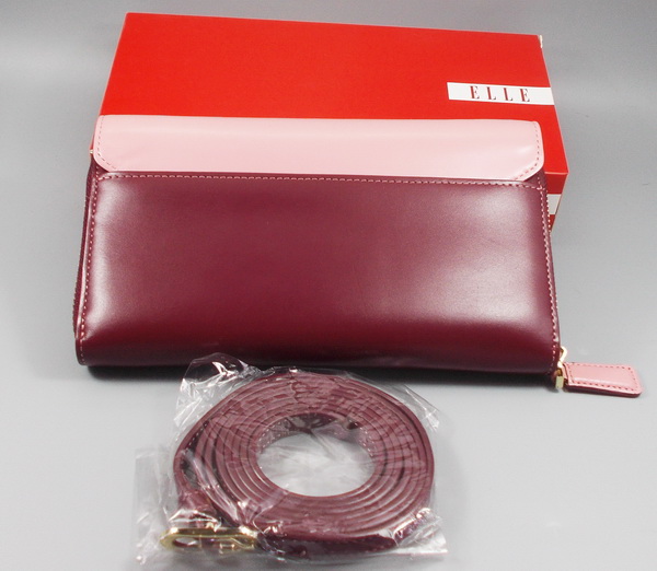 กระเป๋าสตางค์ ELLE ม่วง-ชมพู ใหม่ แท้