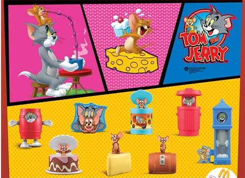 ของเล่น McDonald's Happy Meal : Tom & Jerry (แท้)