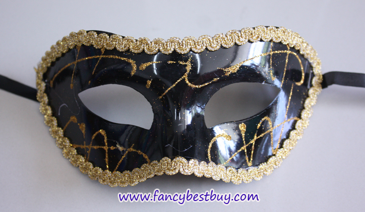 หน้ากากแฟนซี, หน้ากากปาร์ตี้ สำหรับประกอบชุดไปงานปาร์ตี้ ขนาด 24 * 9 ซม. มีหลายสี