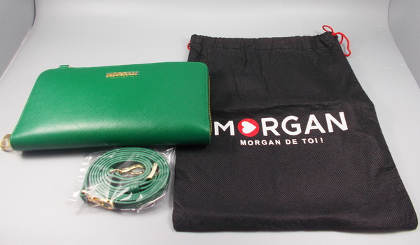 กระเป๋าสตางค์ MORGAN เขียว ใหม่ แท้