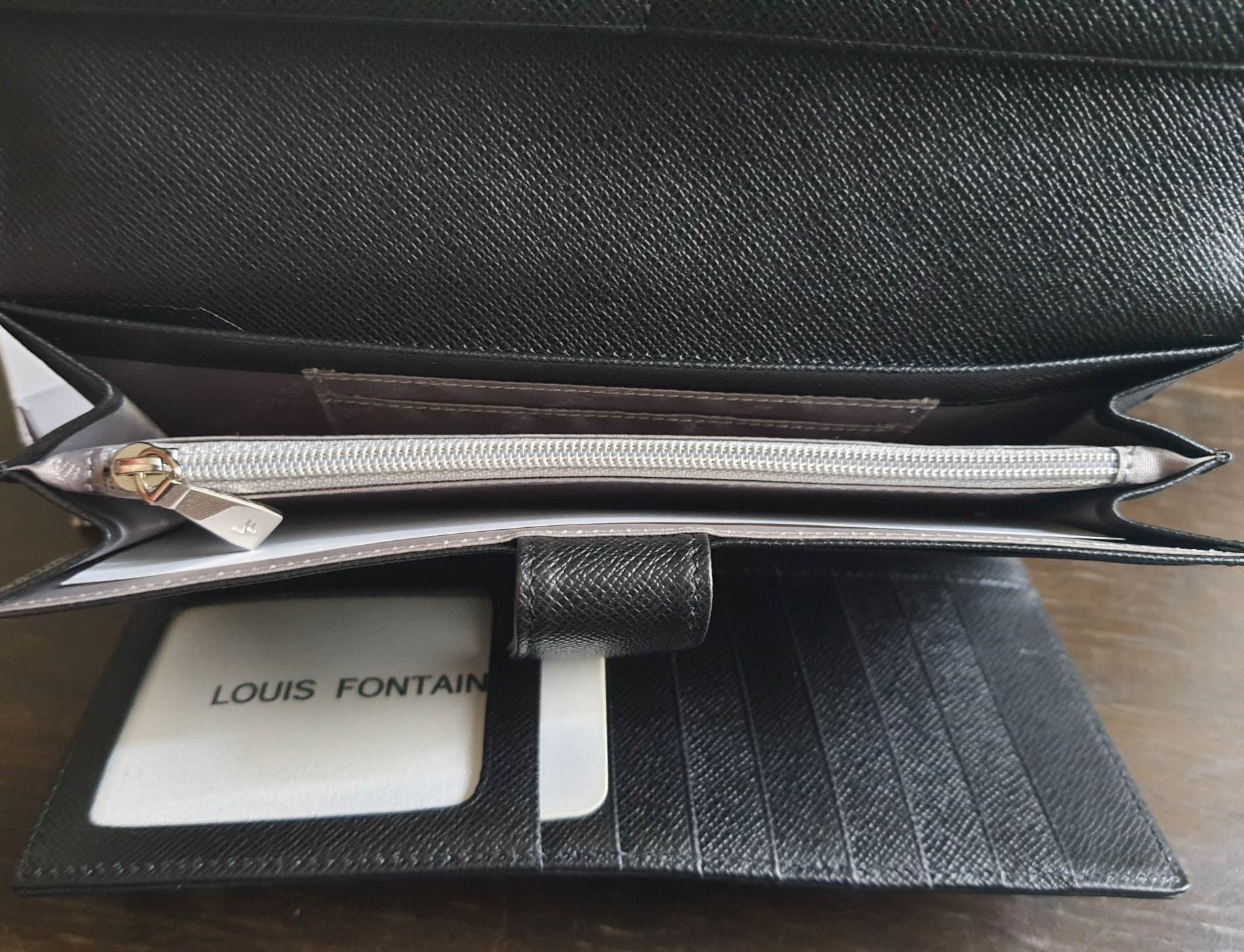 กระเป๋าสตางค์ LOUIS FONTAINE ดำ ใหม่ แท้