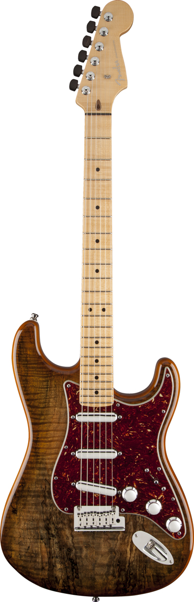 Fender Custom Shop Spalted Maple Top Artisan Stratocaster - Buckeye, Rosewood