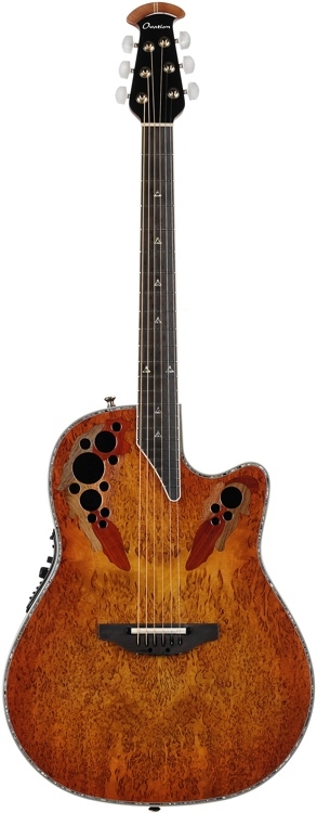 Ovation Elite Plus Contour Sweetwater Exclusive - Orange Burst Karelian