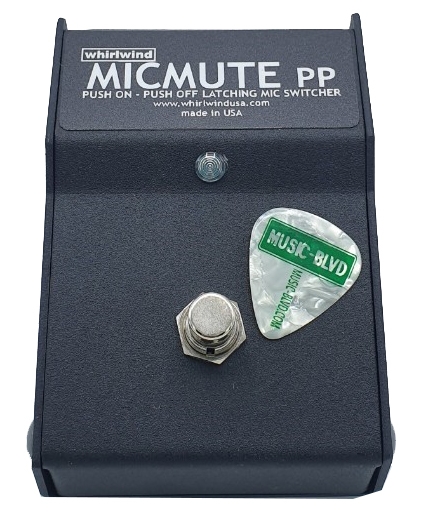 Whirlwind Micmute PP Push-On/Push-Off Audio Switch (Pedal)