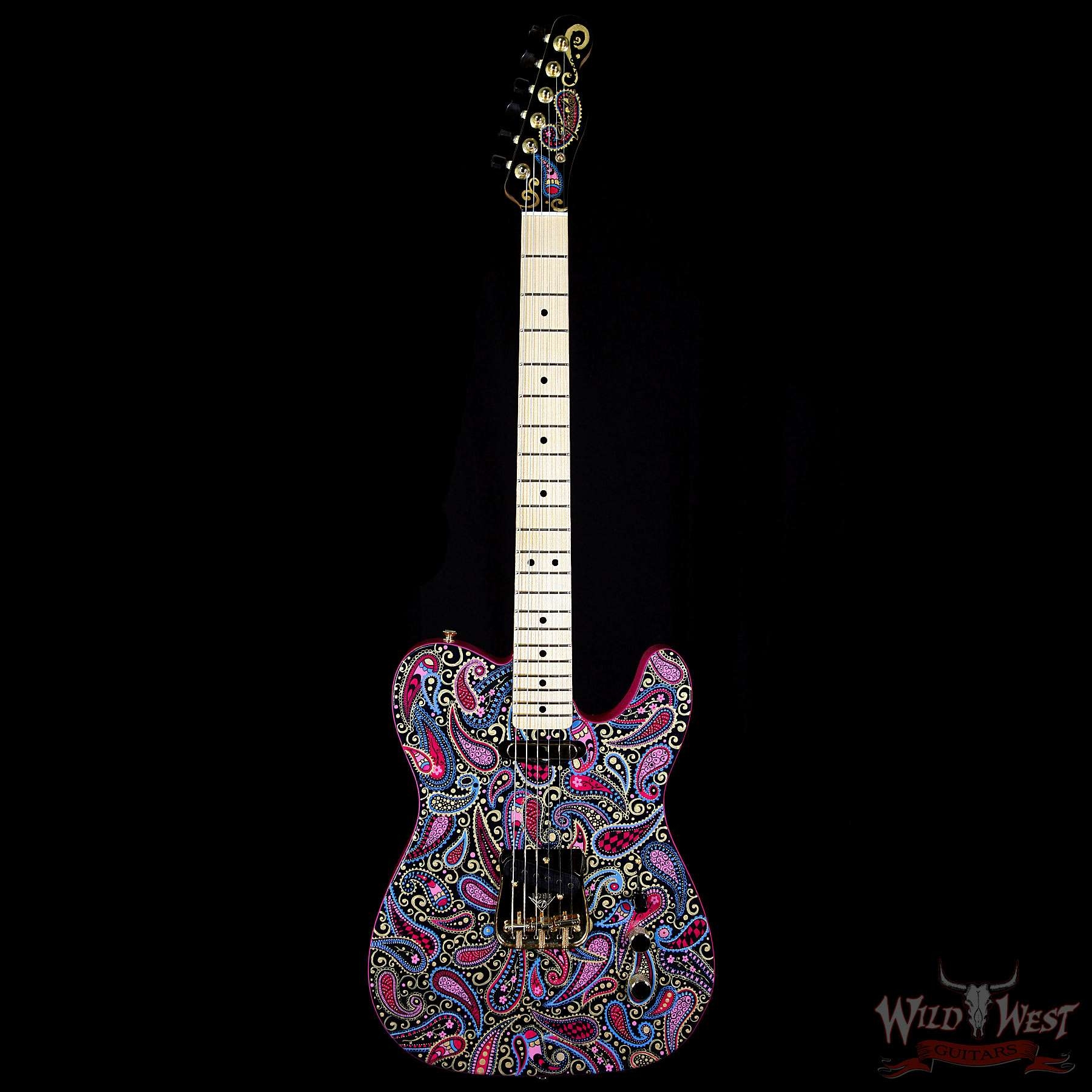 Fender Custom Shop Masterbuilt Hand Painted Paisley Telecaster NOS Artwork By Sarah Gallenberger Built by Greg Fessler