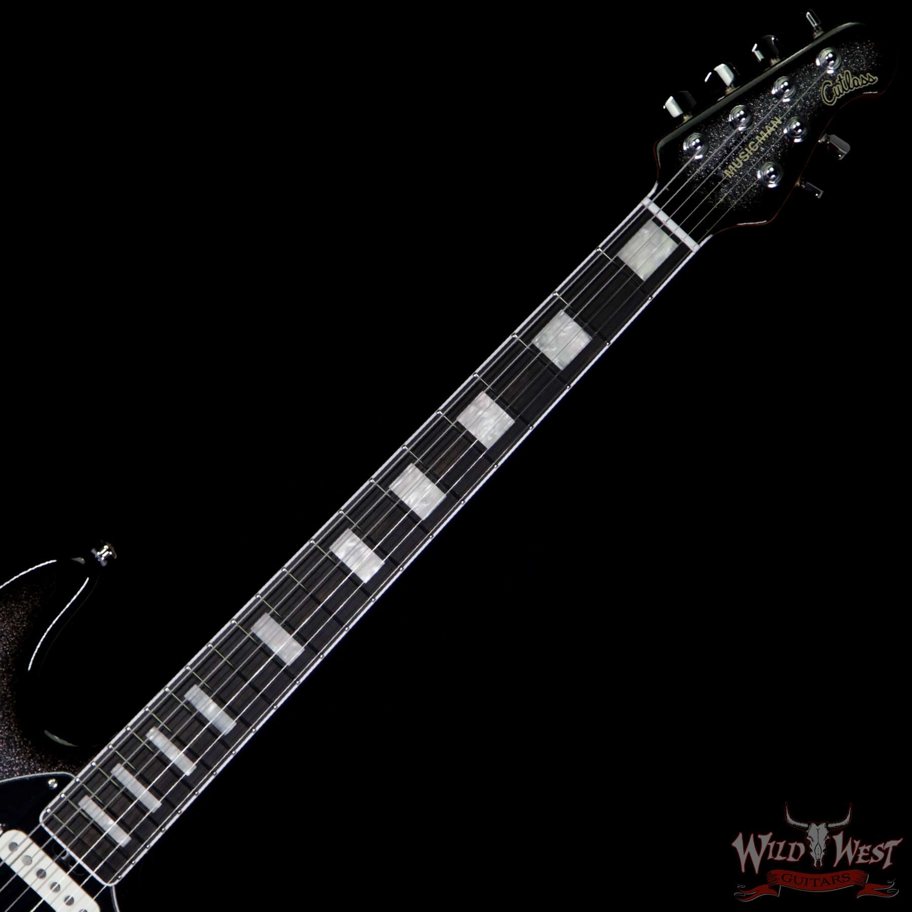 Ernie Ball Music Man BFR Limited Edition # 39 of 56 Cutlass HSS Roasted Flame Maple Neck - Smoked Chrome