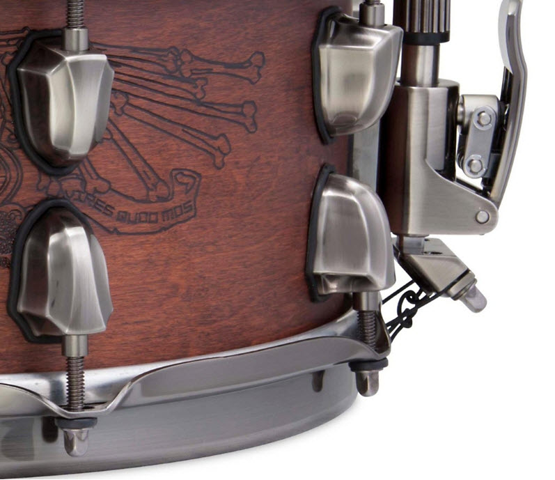 Mapex Warbird Chris Adler Artist Inspired Black Panther Snare Drum 12 x 5.5 Inch