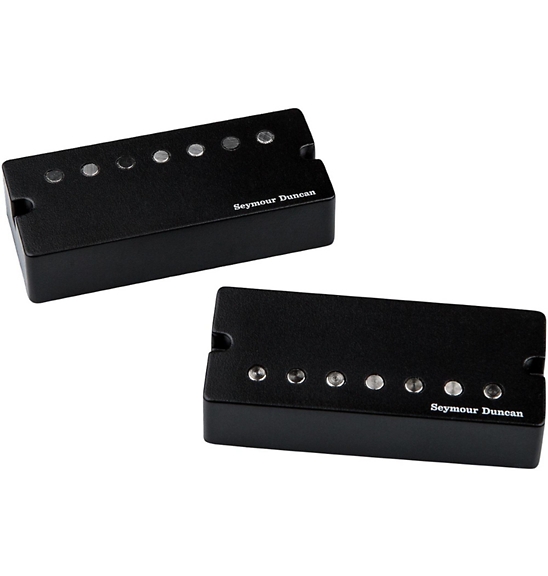 Seymour Duncan Jeff Loomis Blackout 7-String Set Humbucker Guitar Pickups with Active Mount - Black