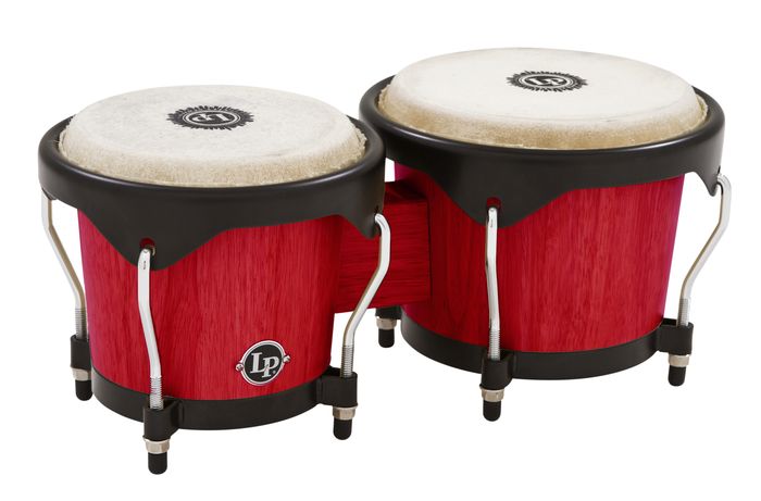 LP City Bongos Carved Mango/Mahogany Wood