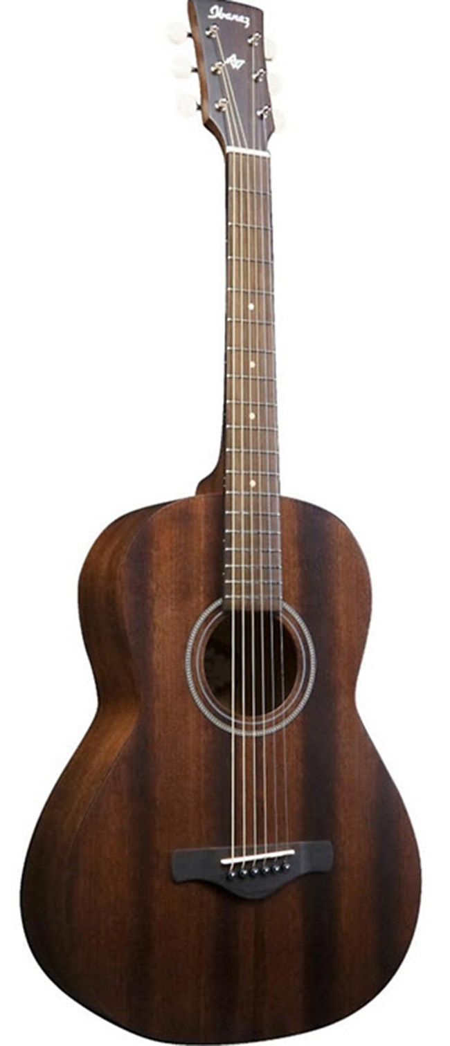 Ibanez Artwood Vintage AVN2-OPN All-Mahogany Parlor Acoustic Guitar Natural