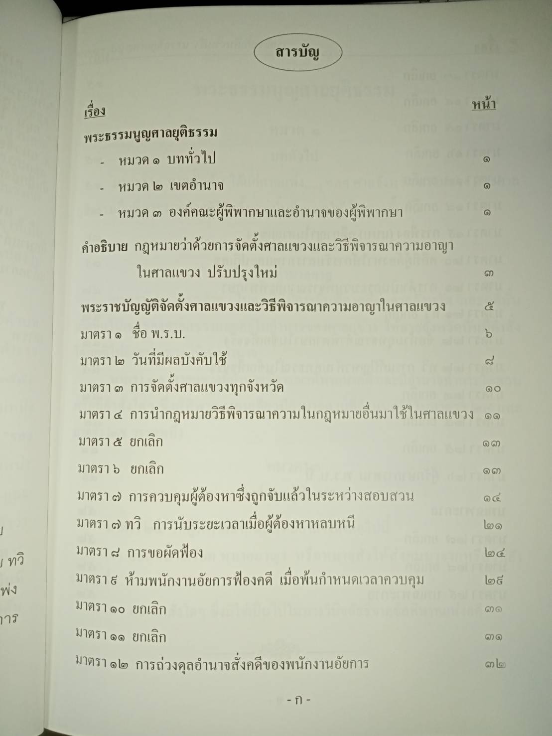 ย่อหลักกฎหมายจัดตั้งศาลแขวงและวิธีพิจารณาความอาญาในศาลแขวง (ถึงฉบับที่ 7) พ.ศ.2558