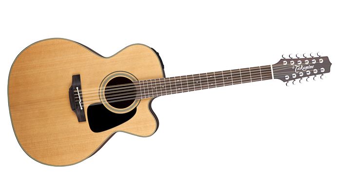 Takamine Pro Series 1 Jumbo Cutaway 12-String Acoustic Electric Guitar Natural