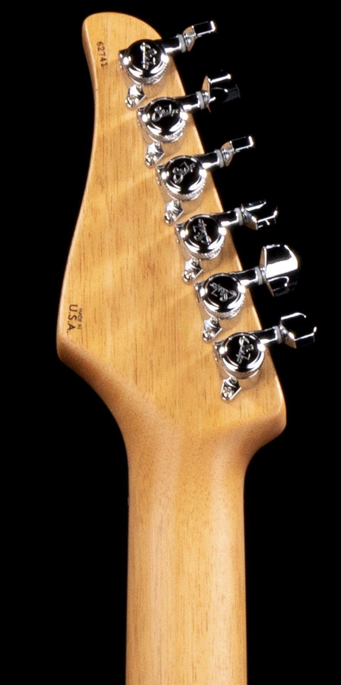 Suhr Custom Modern Quilt Maple Top Indian Rosewood Board Brown Burst