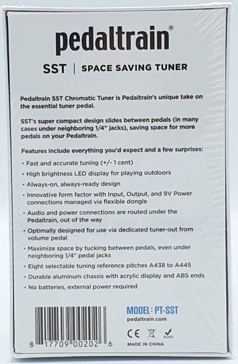 Pedaltrain PT-SST Space Saving Tuner