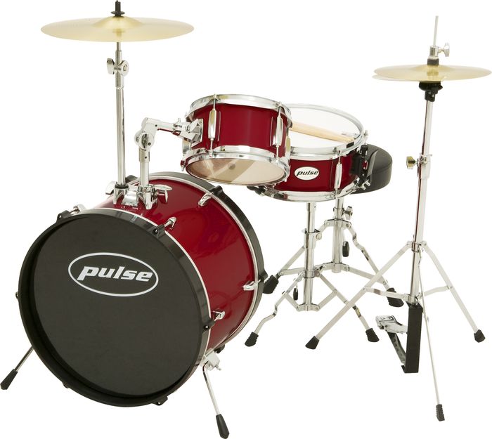 Pulse 3-Piece Deluxe Junior Drum Set