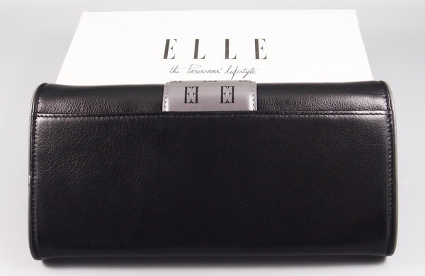 กระเป๋าสตางค์ ELLE ดำ-เทา ใหม่ แท้