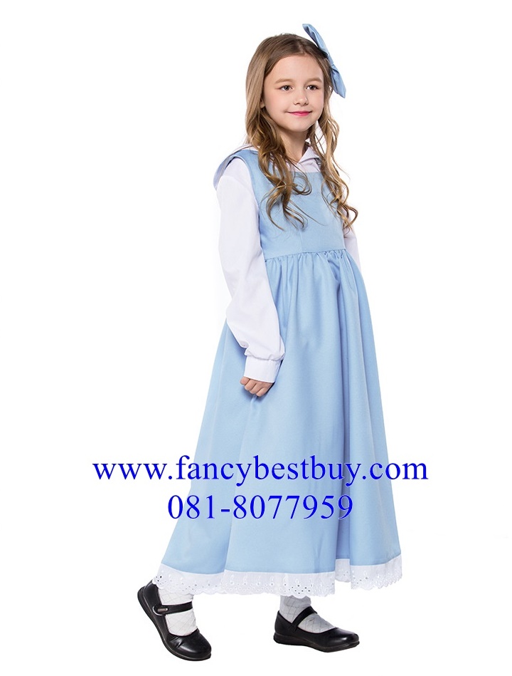 ชุดเจ้าหญิงเบล Bella Princess ชุดเจ้าหญิงดีสนีย์ Disney Princess ขนาด XL(135-145)