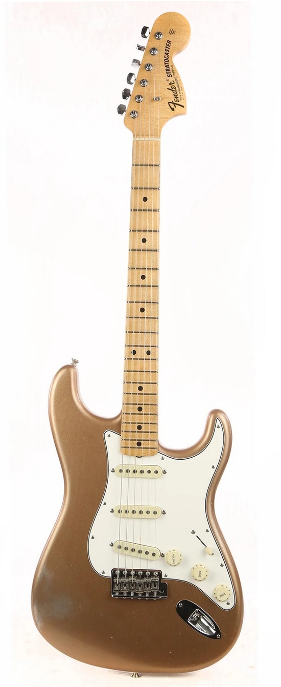 Fender Custom Shop Builder Select 1969 Stratocaster Relic Firemist Gold Masterbuilt Greg Fessler