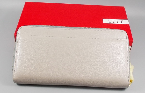 กระเป๋าสตางค์ ELLE เทาอ่อน ใหม่ แท้